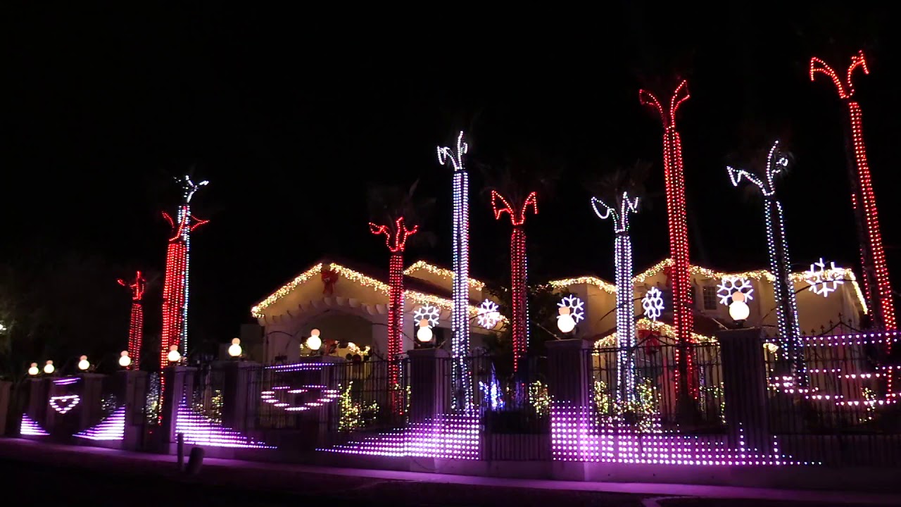 FRED LOYA LIGHTS BEST CHRISTMAS LIGHTS DISPLAY IN EL PASO TEXAS YouTube