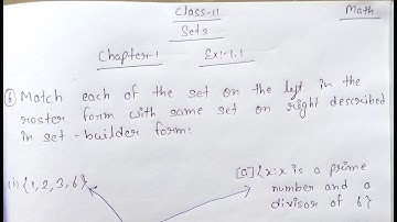Class 11 ll Chapter Sets Ex :-1.1 ll Question no.6 Answer.