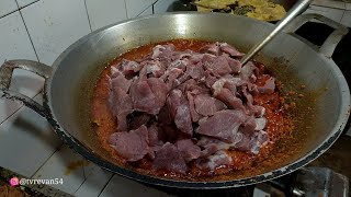 ternyata seperti ini bikin rendang ala rumah makan padang untuk 140 porsi