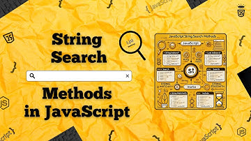#18 How to 🧐Search & Match Strings in JS |  JavaScript String 🔍 Search Methods!