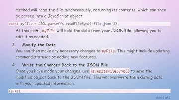How to Refresh JSON Files for Your Discord JS Bot