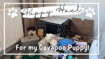 EVERYTHING I GOT FOR MY NEW PUPPY | Cavapoo Puppy Haul | Life with Chloe