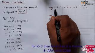 Dc M Ary Line Code 8 Ary Line Code In Digital Communication Ec Academy