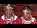 Maasai In Village Church