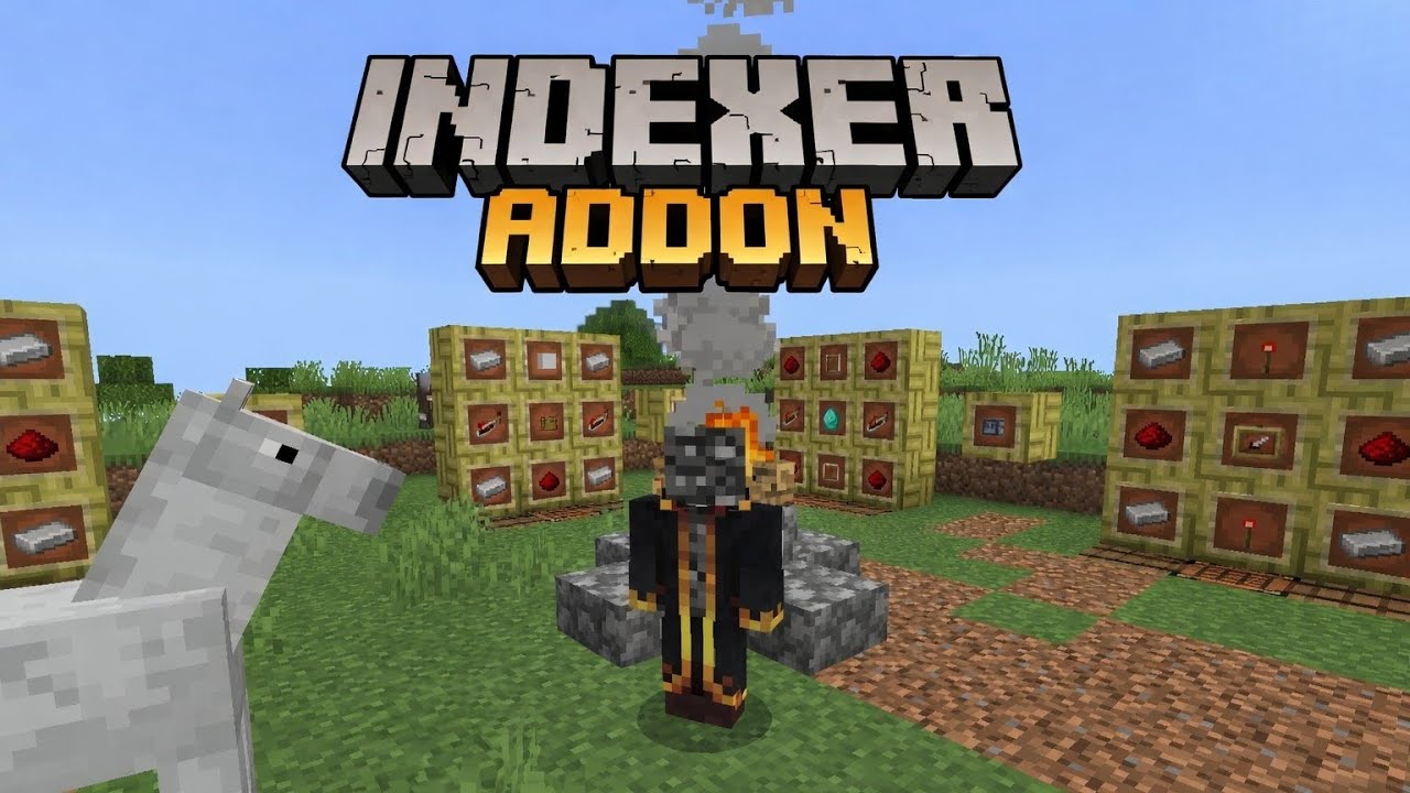 INDEXER ADDON PARA Minecraft bedrock - YouTube