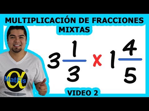 Multiplicación de 2 Fracciones Mixtas video 2 | Alfa MatFis