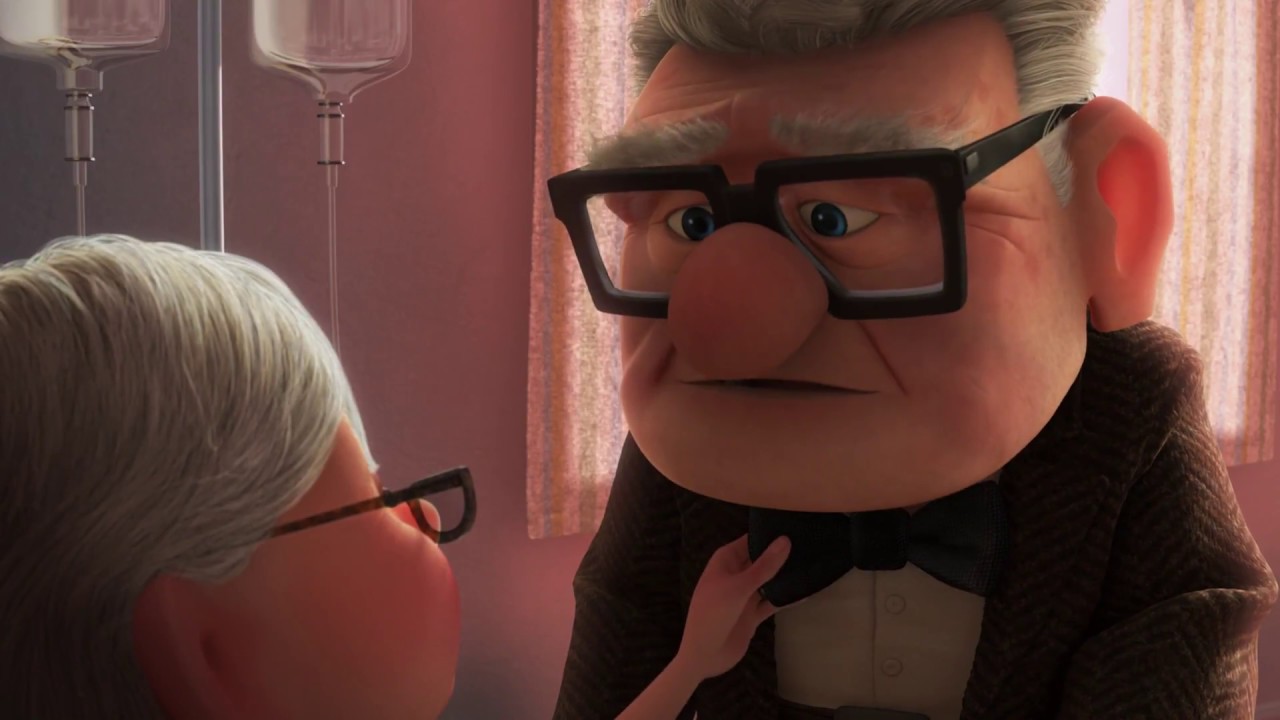 Душераздирающий момент из мультфильма ВВЕРХ - YouTube