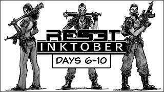 Inktober 2019 - Days 6 to 10