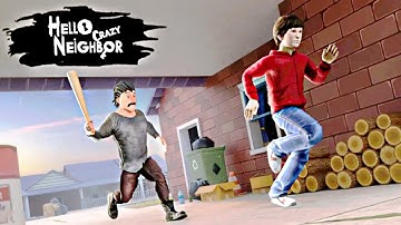 Hello Crazy Neighbor Game Secret Family Escape 3D- by Fun Free Gaming Studio | Android Gameplay |