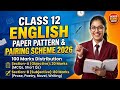 Class 12 English Paper Pattern &amp; Pairing Scheme 2024 | 100 Marks Distribution