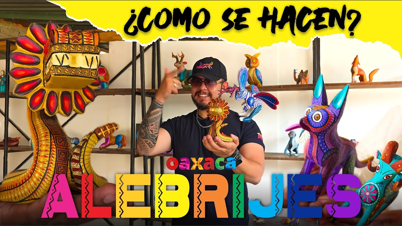 Así se fabrican los ALEBRIJES en Oaxaca🎨 El arte detrás de los alebrijes