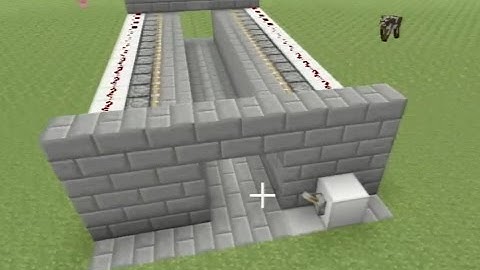 Minecraft Tutorial: Expandable Double Piston door NO REPEATERS