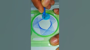 The Spirograph 2025 I enjoyed in my childhood, How many rotations did the pen make in total? #shorts