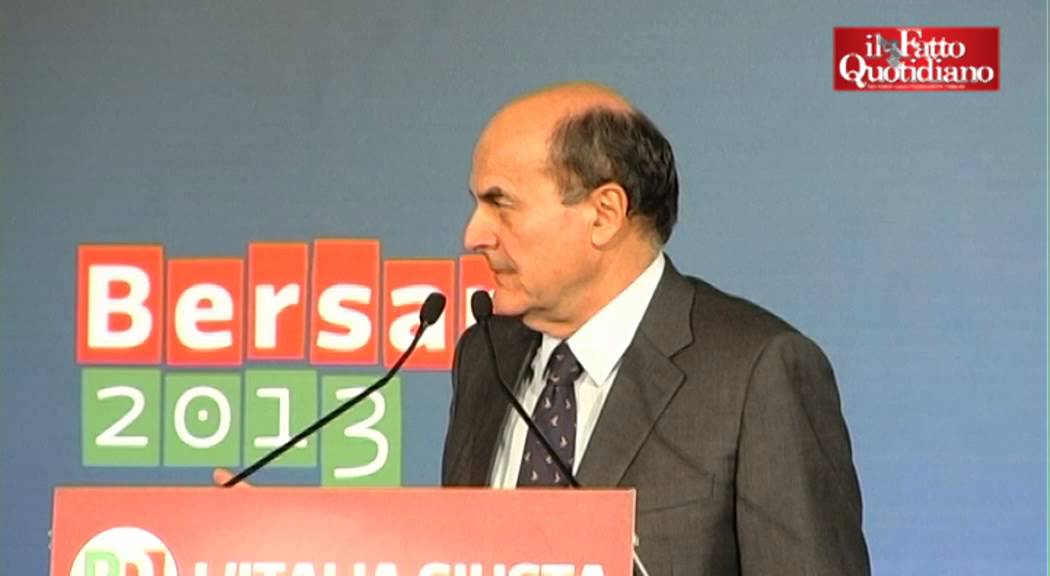 Elezioni, Bersani: 