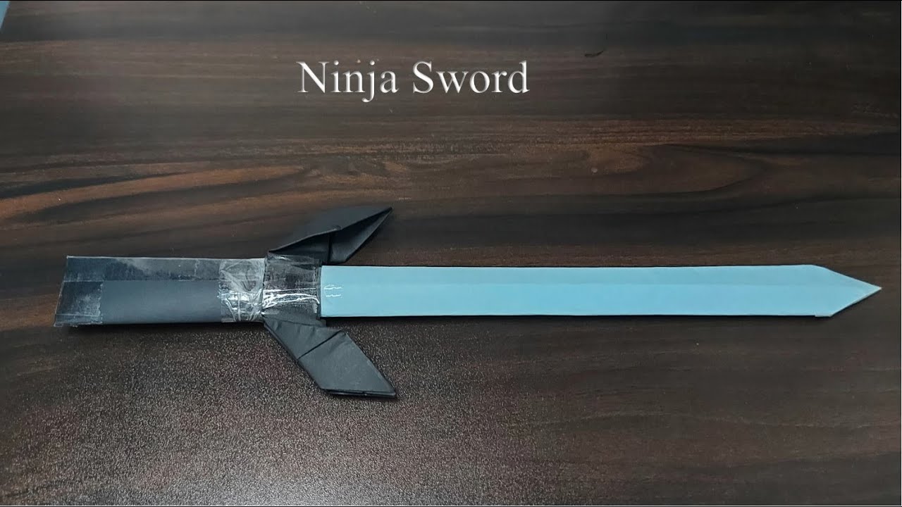 Ninja Sword Tutorial | How to make a Paper Sword | Paper Sword