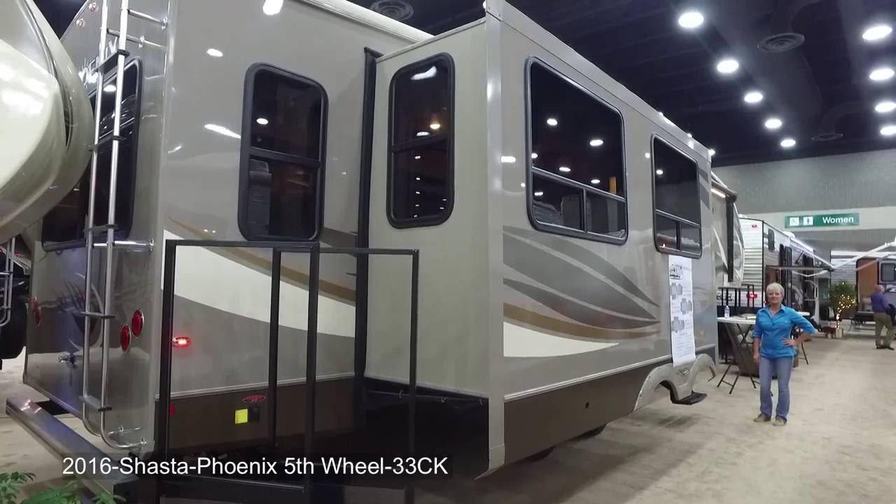 2016 Shasta RVs Phoenix 5th Wheel 33CK - YouTube
