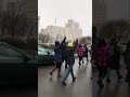 Акция протеста в минском микрорайоне Зеленый Луг - 03.01.2021