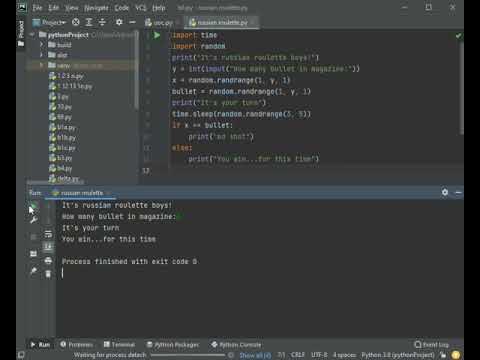 Russian Roulette In Python - YouTube