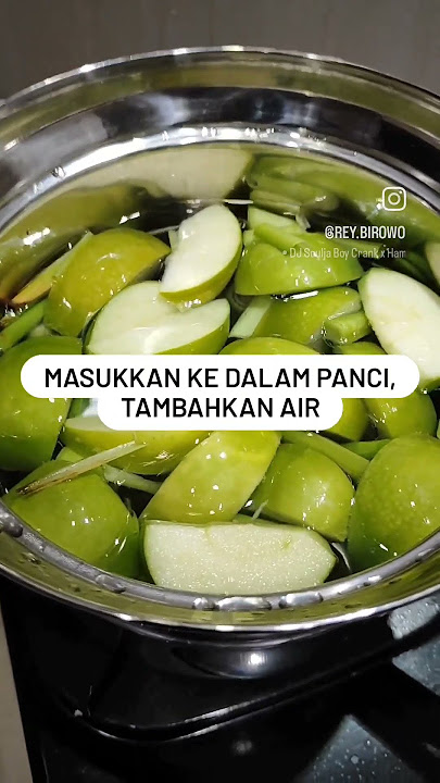 Khasiat rebusan apel hijau   sereh