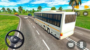 Indian sleeper bus simulator 2025: real bus coach driving | Bus game android gameplay
