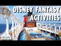 Disney Fantasy Tour & Disney Fantasy Review: Activities ~ Disney Cruise Line ~ Cruise Ship Review