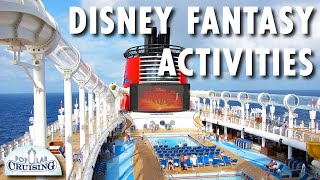 Disney Fantasy Tour & Disney Fantasy Review: Activities ~ Disney Cruise Line ~ Cruise Ship Review