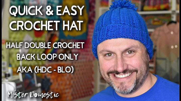 Learn to Crochet a Stylish Hat with Half Double Crochet!
