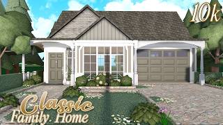 BLOXBURG | Very Cheap Modern Realistic Family Home No Gamepass (10k) | Roblox House Build