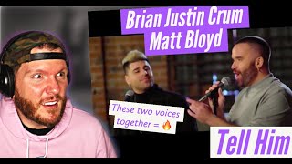 Brian Justin Crum and Matt Bloyd TELL HIM Reaction | Barbara Streisand and Celine Dion Cover!