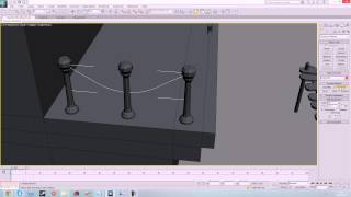 3D Studio Max - Environment Modelling - Part 7 - Making Rope From A Line