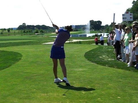 Michelle Wie 3 wood controlled