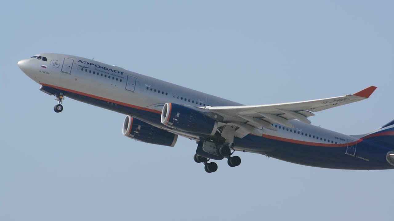 Aeroflot Russian Airlines Airbus A330-200 [VQ-BBG] Departing LAX