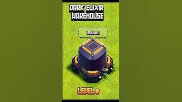 ALL LEVELS OF THE DARK ELIXIR STORAGE #challenge #clashofclans #games #cocstrategy