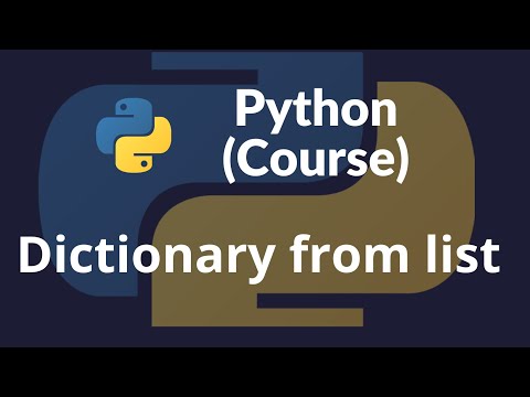 انشاء List من Dictionary -  [ تعلم بايثون بالعربي  2021]