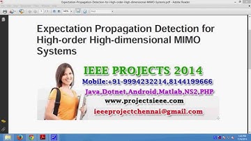Expectation Propagation Detection for High order High dimensional MIMO Systems