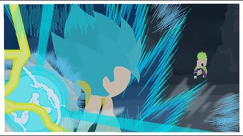 Gogeta vs Broly -  Dragonball Stick Fight