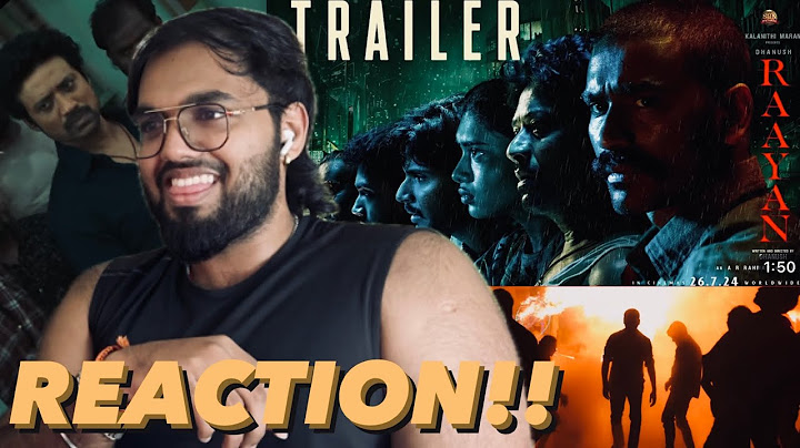 RAAYAN - Official Trailer | REACTION!! | Dhanush | Sun Pictures | A.R. Rahman