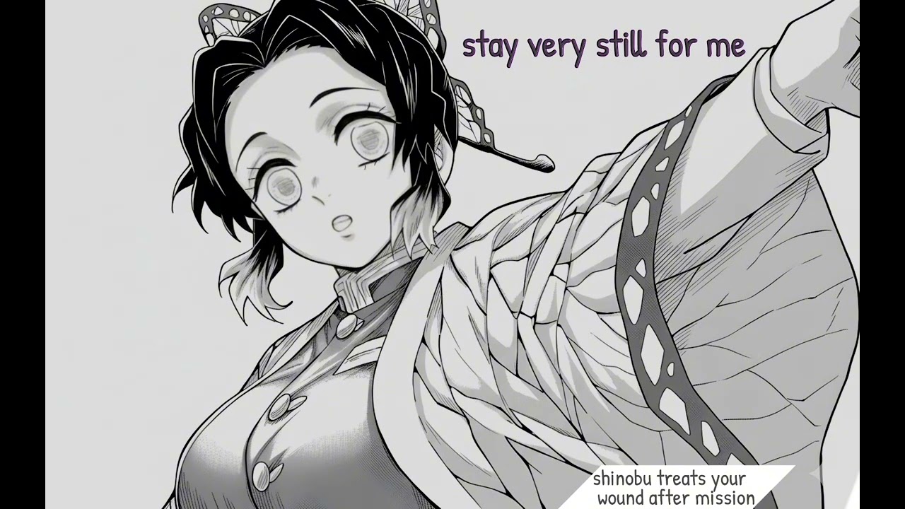 Shinobu kocho treats your wound after mission 🦋❤️ | asmr demon slayer