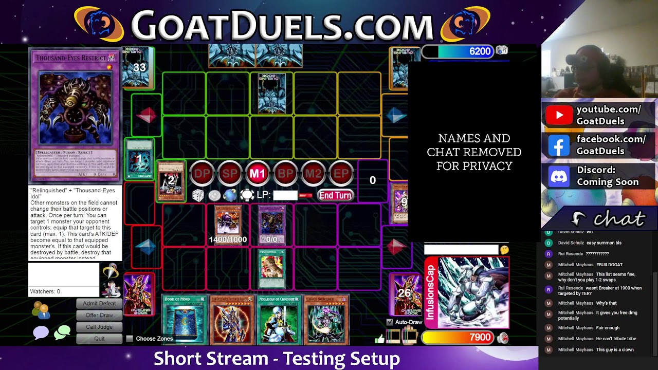 InfusionsCap - Setup Test