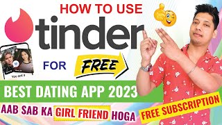 how to use tinder without paying | get tinder subscription for FREE | best online dating app 2023 🔥💕 screenshot 5