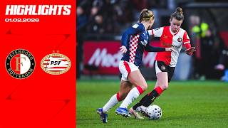 Highlights | Feyenoord V1 - PSV | Eurojackpot Vrouwen Eredivisie 2025-2026