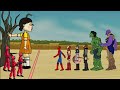 Squid game vs spiderman,iron man,captain america,thor,hulk,thanos (avengers) - Drawing Cartoons 2