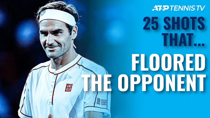 25 Tennis Shots So Good They Floored The Opponent 😳