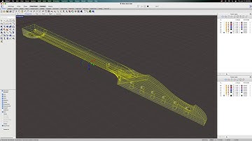 Making A 3D Model Of A 6 String Multiscale Guitar Neck Part 2