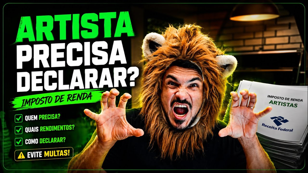QUEM VIVE DE CACHÊ PRECISA DECLARAR IMPOSTO DE RENDA EM 2026?