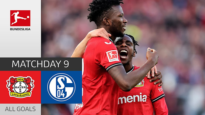 Xabi Alonso brings big Bayer-Win | Bayer Leverkusen - FC Schalke 4-0 | All Goals | MD 9 – Bundesliga