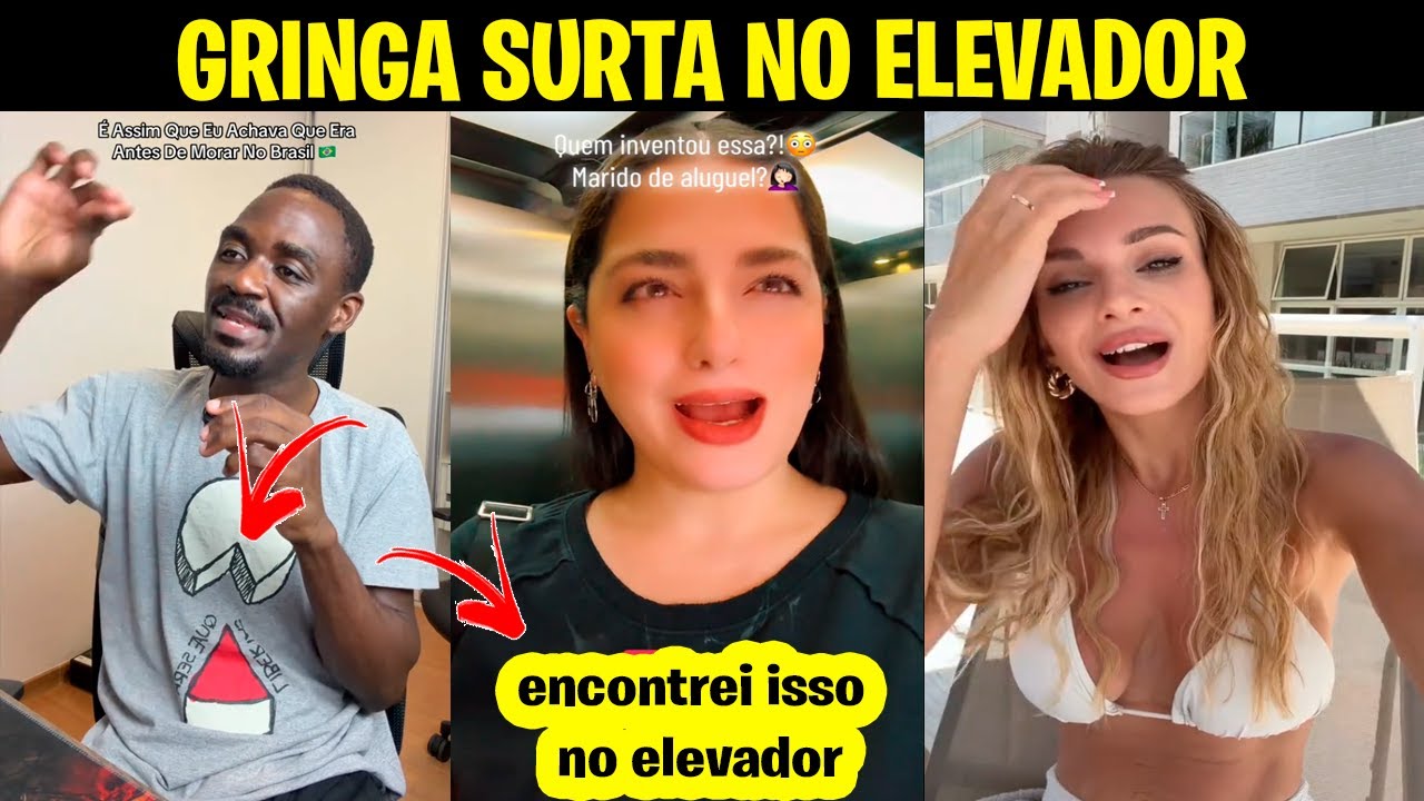 Ela Não Esperava O Que Encontrou no elevador  no Brasil — CHOQUE TOTAL!