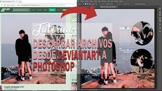 TEMPLATE; DE DEVIANTART A PHOTOSHOP - TUTORIAL | Pink editions