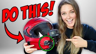 How to set up a Motovlog Helmet | CHEAP and EASY!