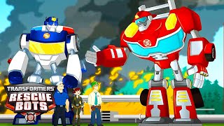 Fire Downtown! | Transformers: Rescue Bots | FULL Episodes | Kids Cartoon | Transformers Junior